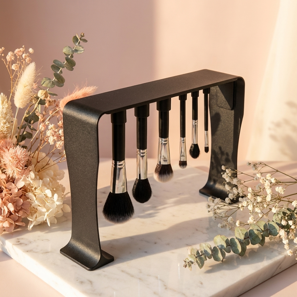 Magnetic Brush Drying Rack by Lumière Beauty